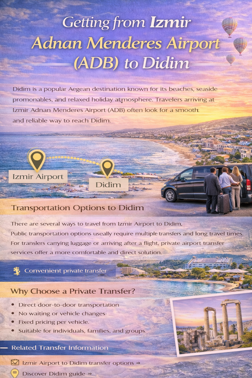 Как добраться из аэропорта Измира (ADB) в Дидим