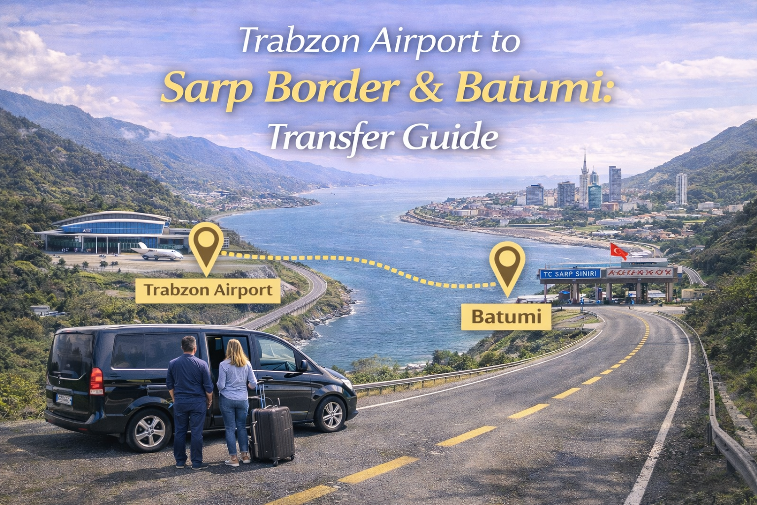 Трансфер из аэропорта Трабзон к границе Сарп и в Батуми